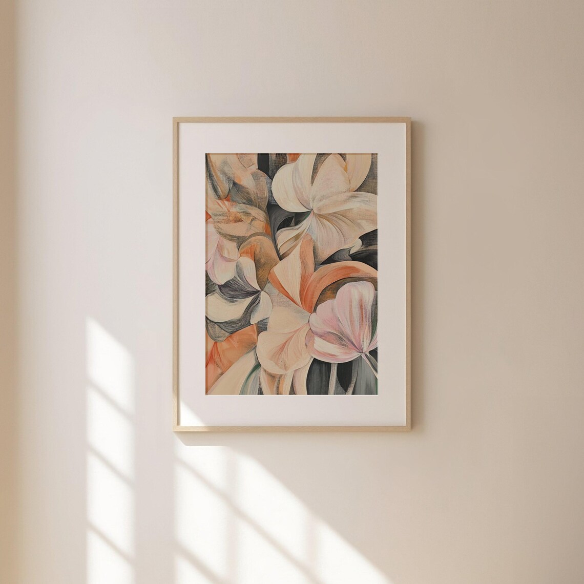 Vintage Abstract Botanical Floral Bouquet Art Print - Image 3