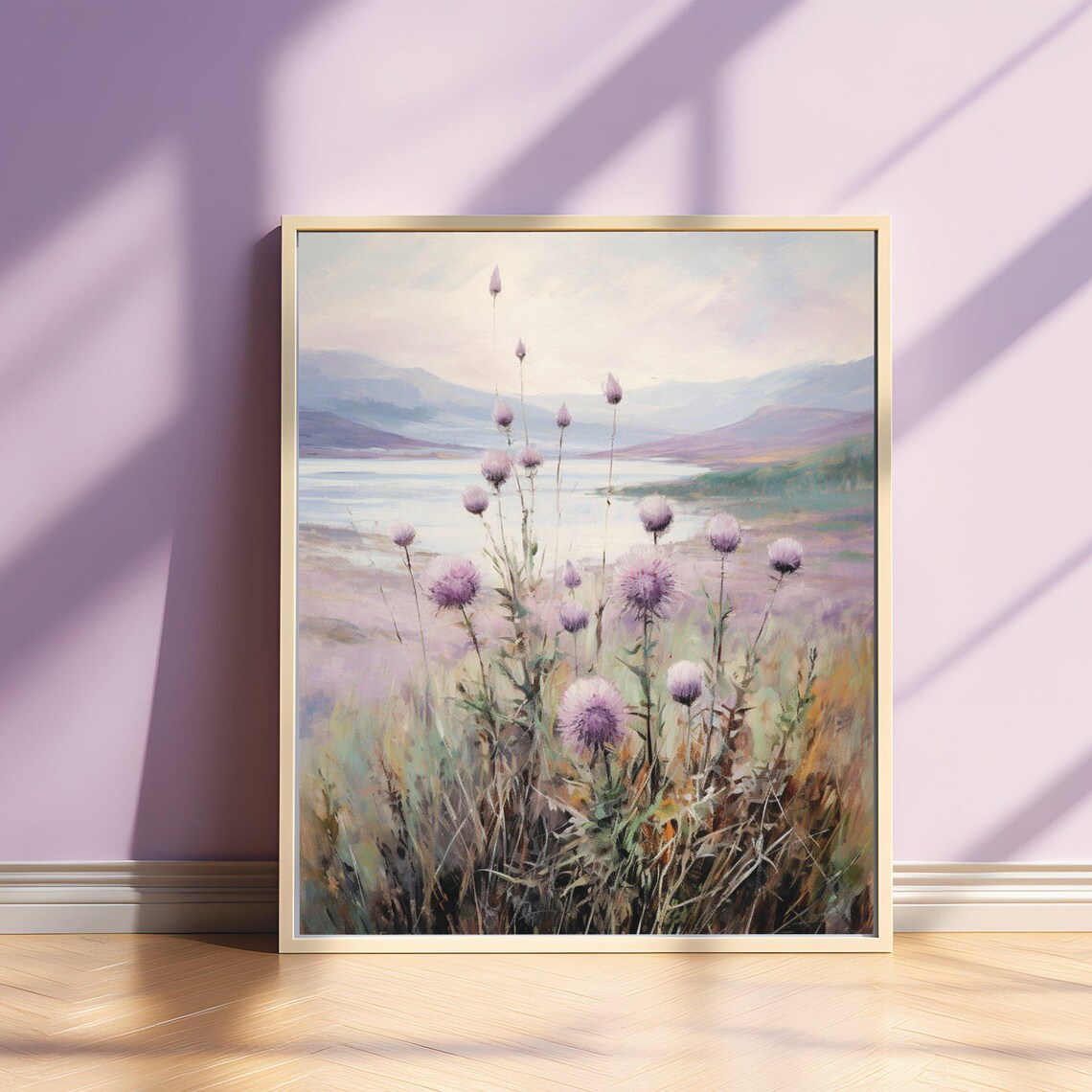 Thistles Vintage Art Print, French Countryside - Image 2