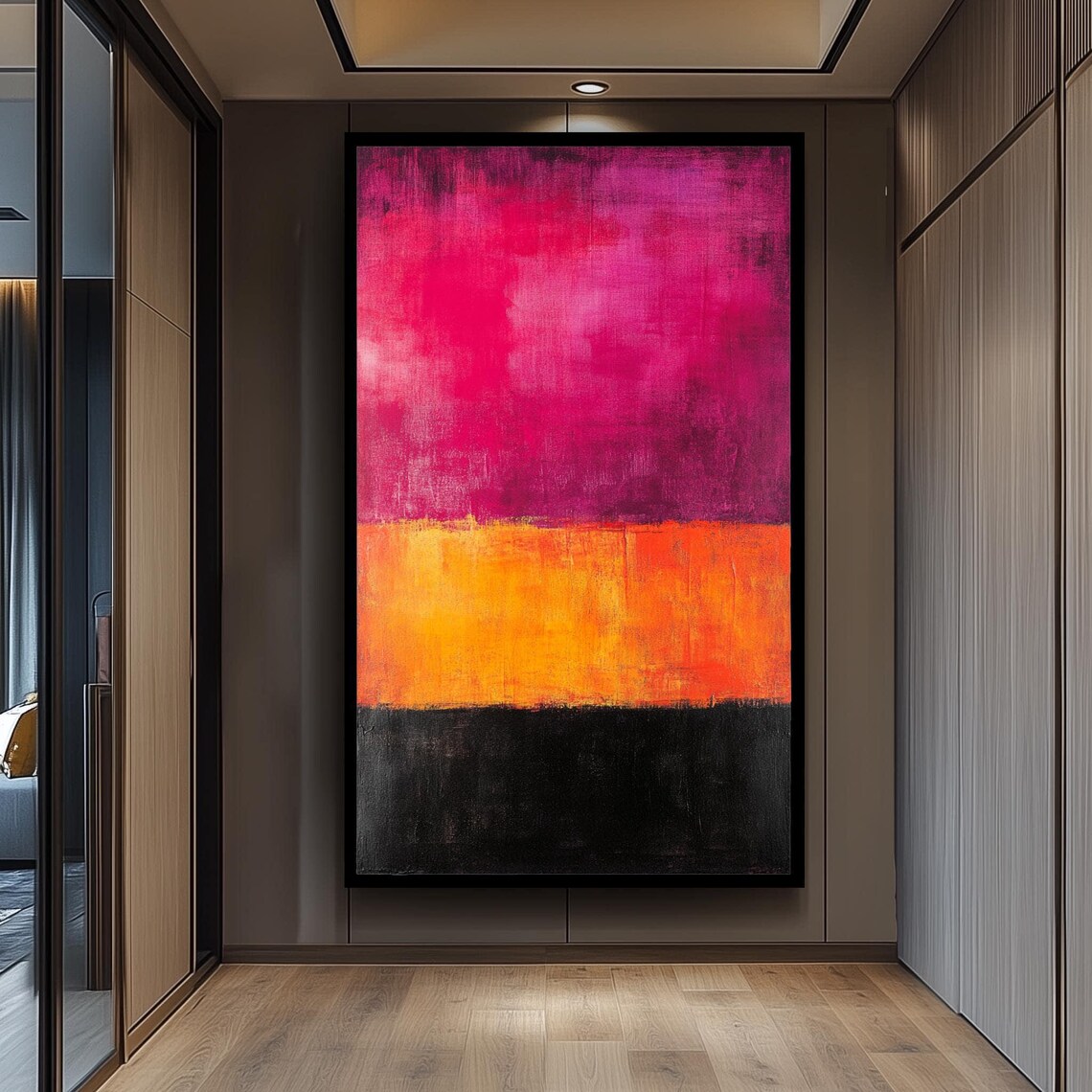 Rothko Style Color Field Art Print, Mid-Century