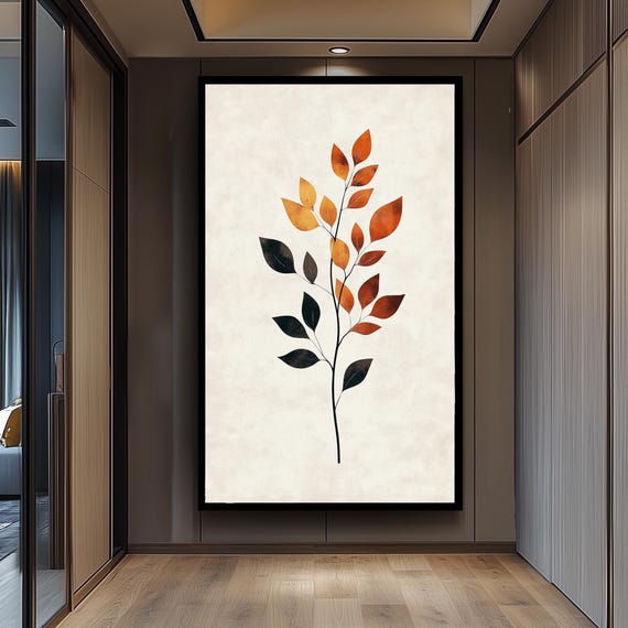 Matisse Style Floral Art Print Abstract Botanical Wall Decor Colorful Modern Artwork Vibrant Contemporary Design For Trendy Home Interiors
