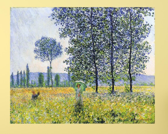 Claude Monet The Parc Monceau Painting Wall Art Claude Monet Art Modern Wall Decor The Parc Monceau Wall Art Decor Famous Wall Art