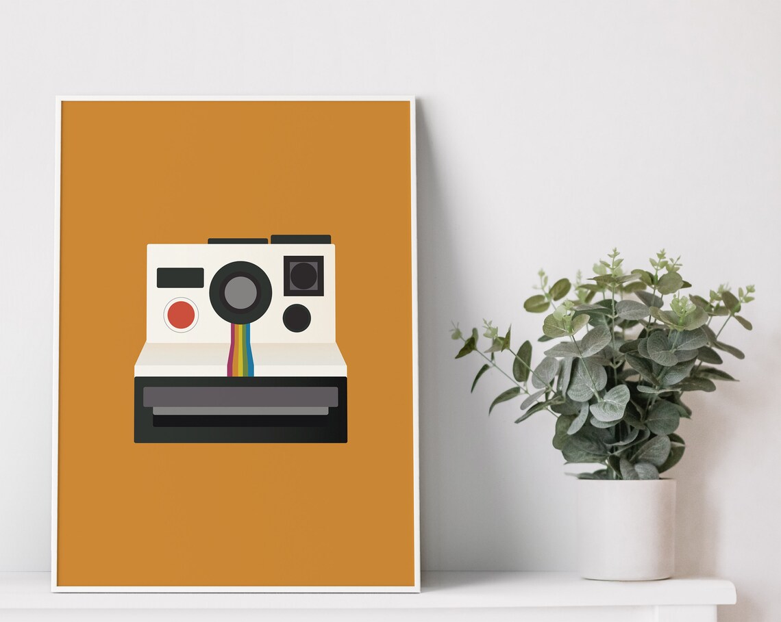 Retro Camera Mid Century Modern Art Print - Image 2