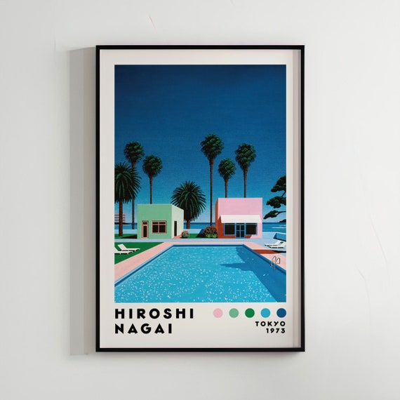 Hiroshi Nagai Japanese Vaporwave Art Print