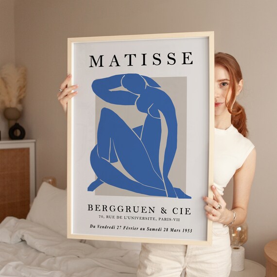 Henri Matisse Blue Nude Paper Cutout Exhibition Gallery Art Poster