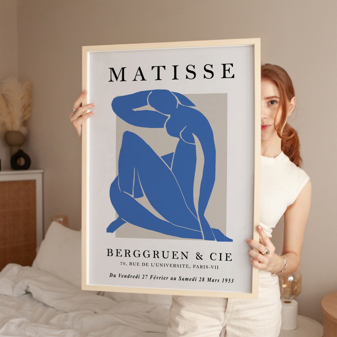 Henri Matisse Blue Nude Paper Cutout Exhibition Gallery Art Poster