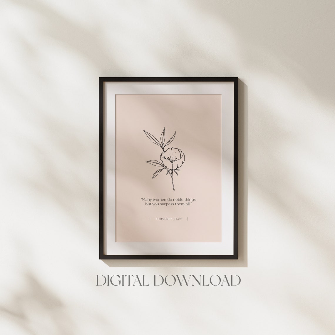 Proverbs 31 29 Many Women Do Noble Things You Surpass Them All Poster - Image 2