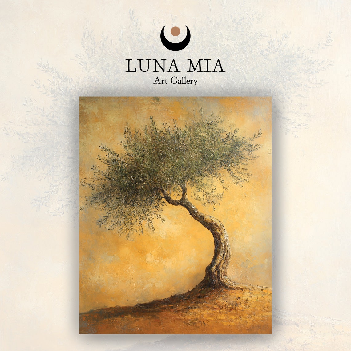 Vintage Style Olive Tree Wall Art Nature Decor For Home Classic Oil Paint Wall Poster Instant Art - Image 2