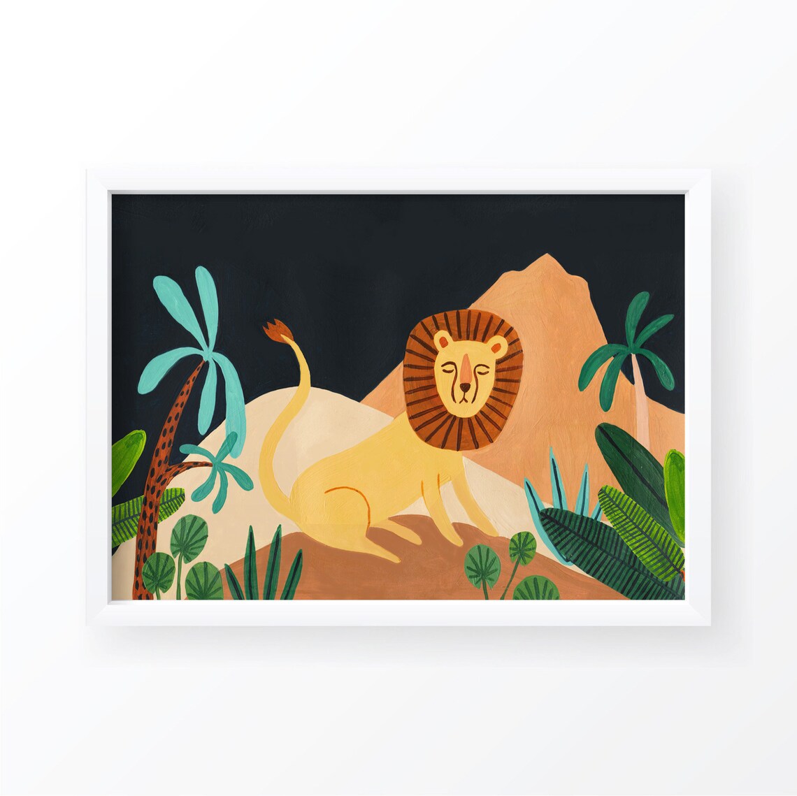 Leo Zodiac Constellation Lion Astrology Art Print