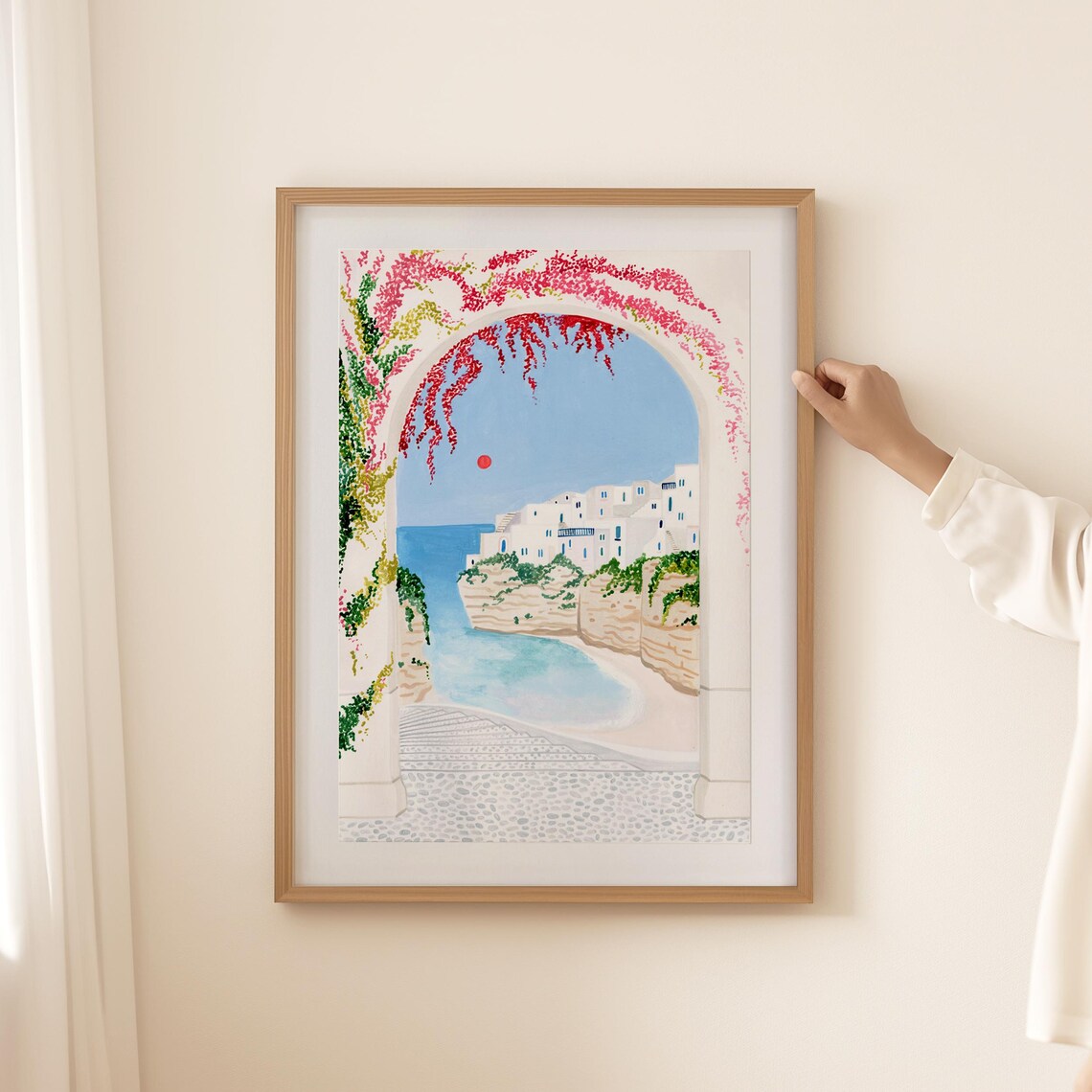 Puglia Art Print, Polignano a Mare Travel Poster - Image 5