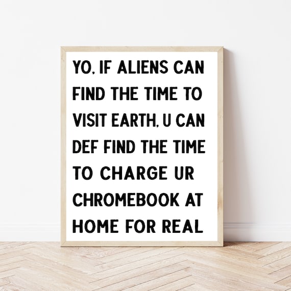 Funny Classroom Sign Decor Middle School Posters Math Science Wall Art English Prints High Teacher Gift