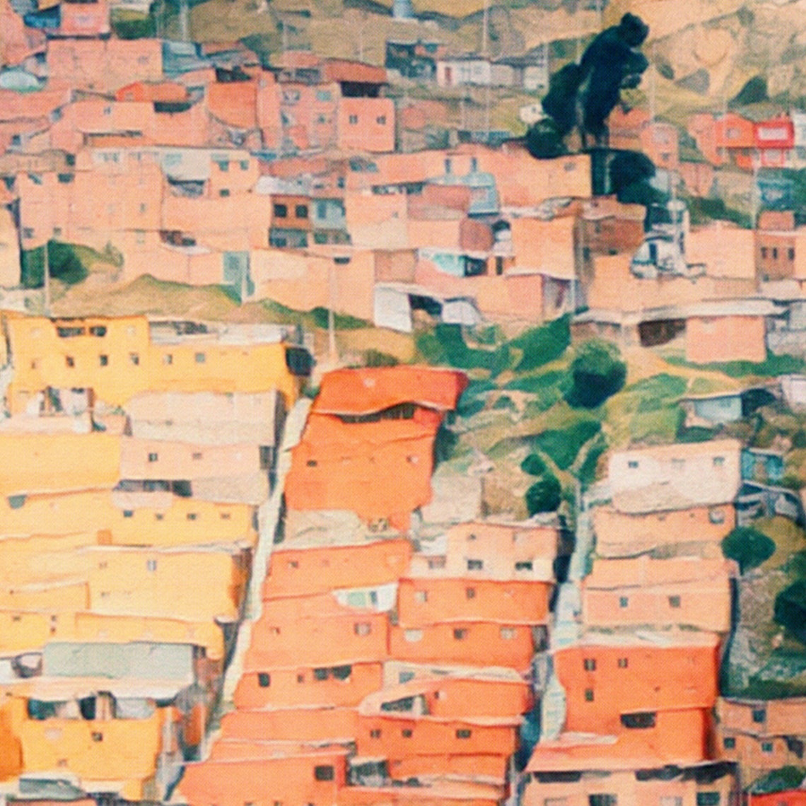 Bogota Poster Colors By Alecse Limited Edition Colombia Travel Poster Bogota Gallery Wall Print Of Colombia Classic Poster Of Bogota - Image 4
