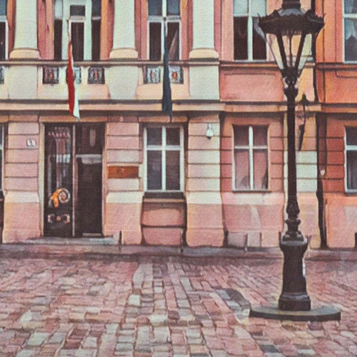 Zagreb Croatia Neoclassical Palace Square Vintage Travel Poster - Image 4