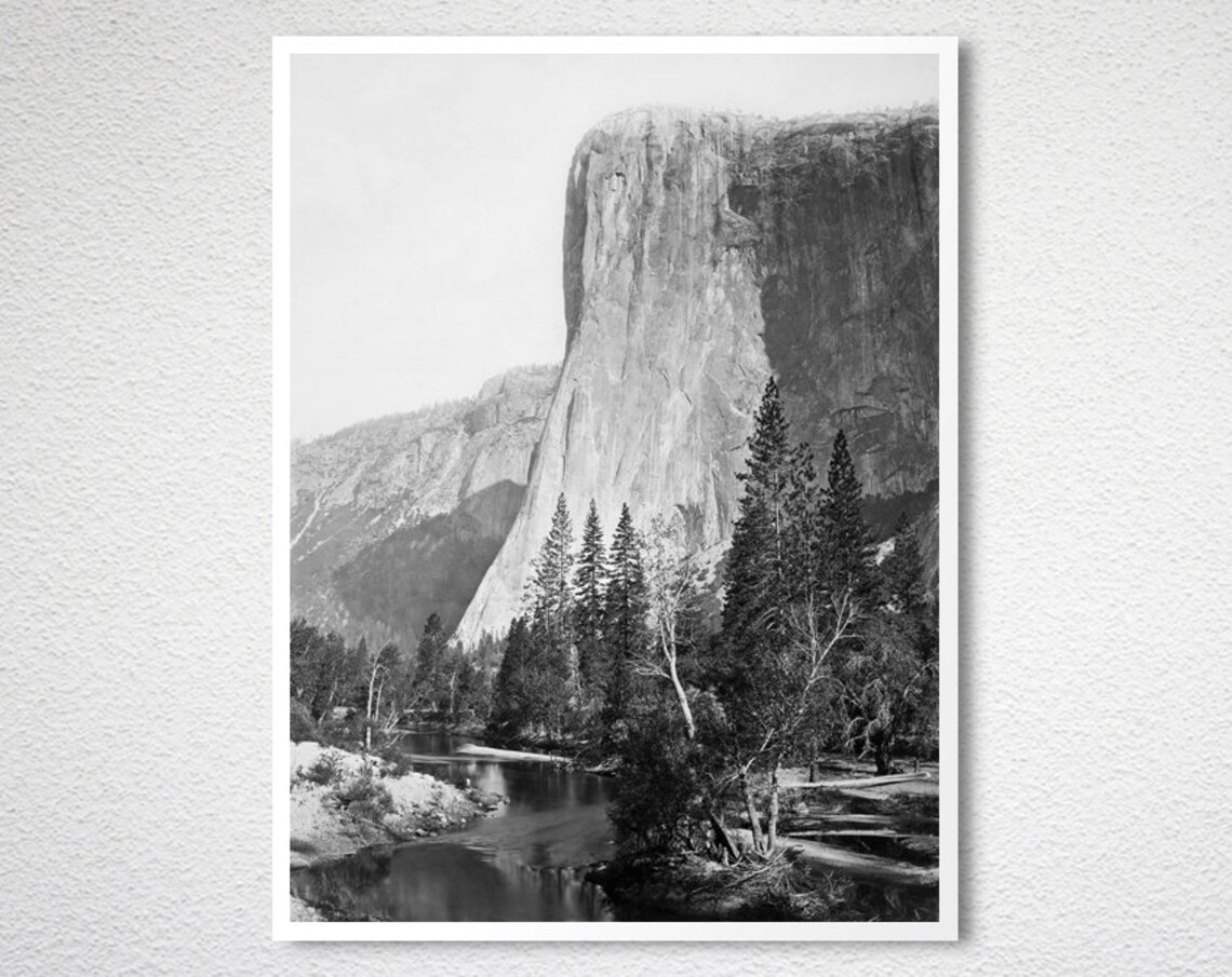 El Capitan Yosemite Park Vintage Travel Poster - Image 2