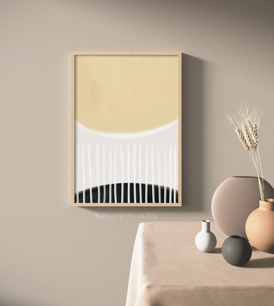 Modern Abstract Print Boho Decor Affiche Geometric Wall Art Mid Century Print Abstract Poster Art Nursery Print - Image 3
