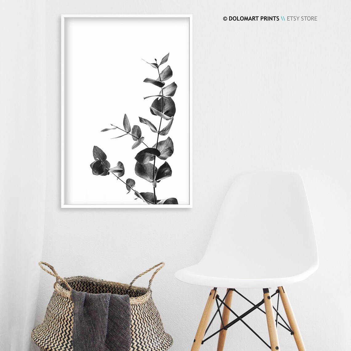 Australian Eucalyptus Leaf Print, Botanical Wall Art - Image 3