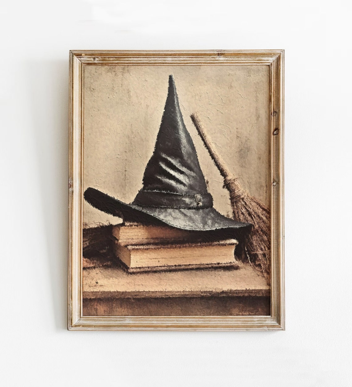 Witch Hat Vintage Halloween Art Print