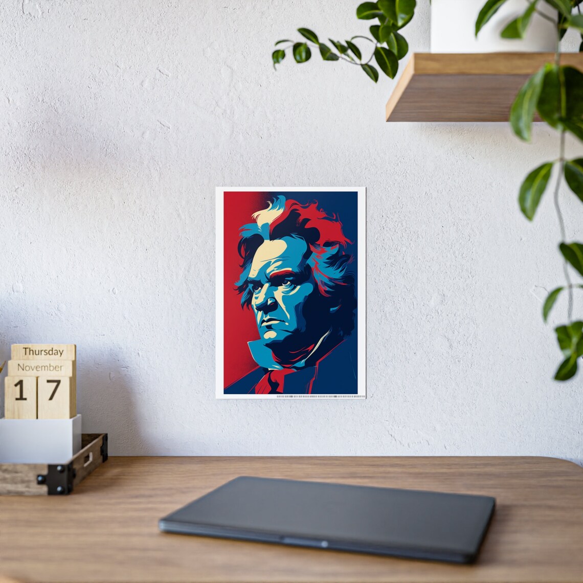 Ludwig Van Beethoven Travel Poster, Music Gift - Image 3