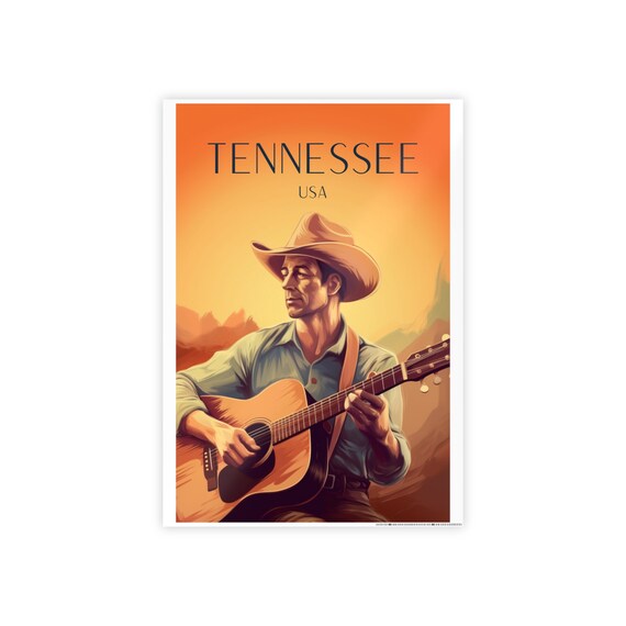 Tennessee Tennessee - Contemporary Travel Poster