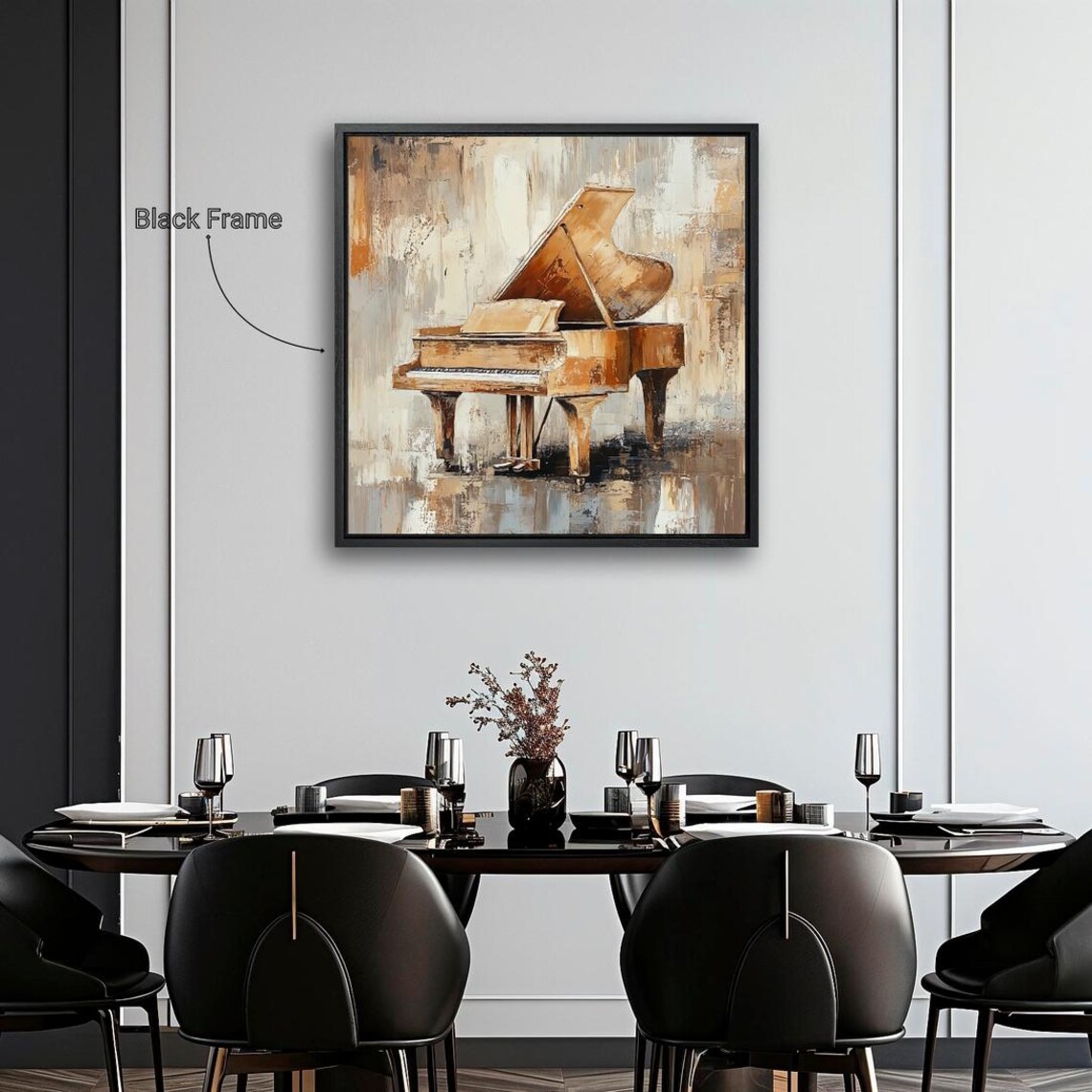 Grand Piano Luxury Wall Art Print, Classical Music - Image 3