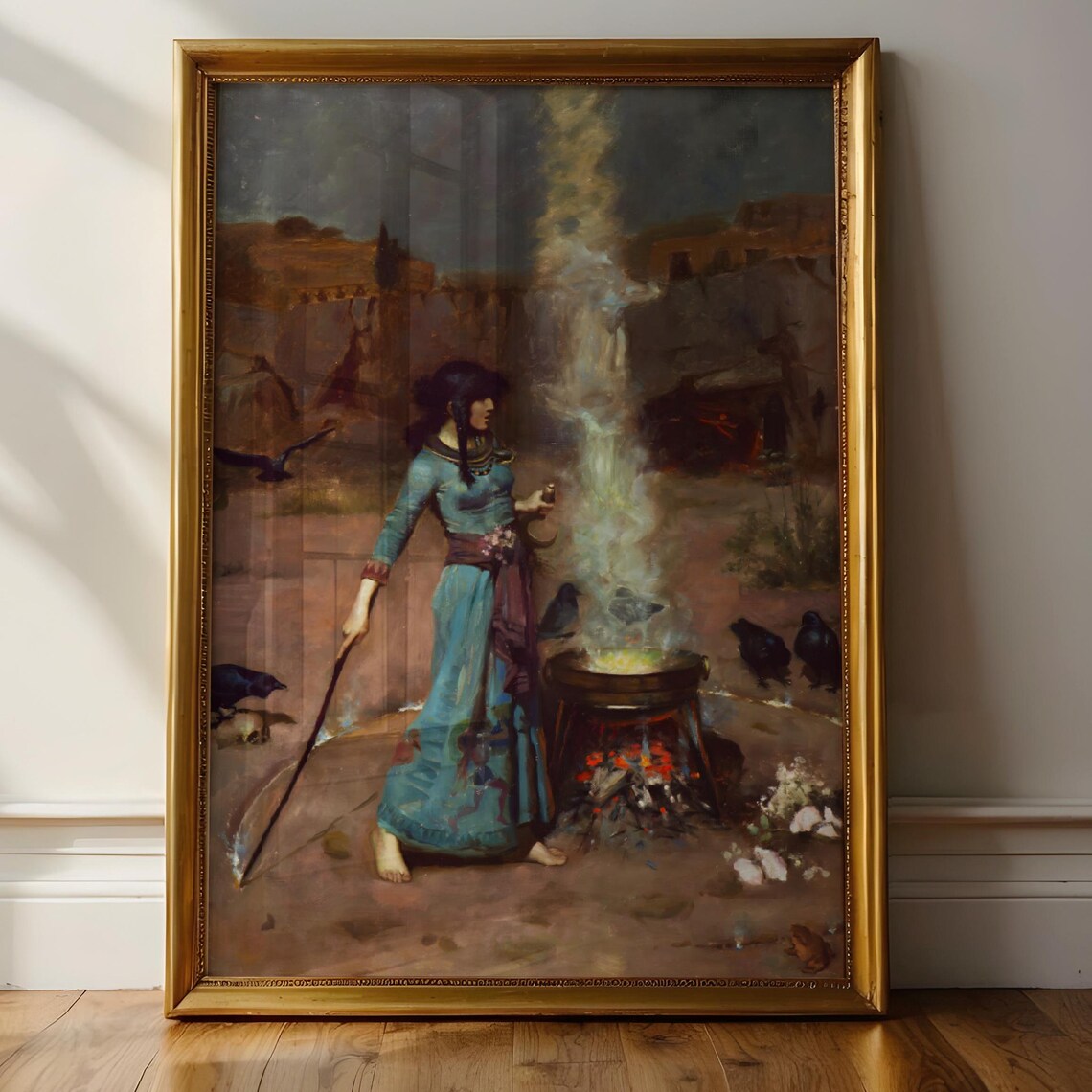 The Magic Circle, John William Waterhouse Art Print - Image 3