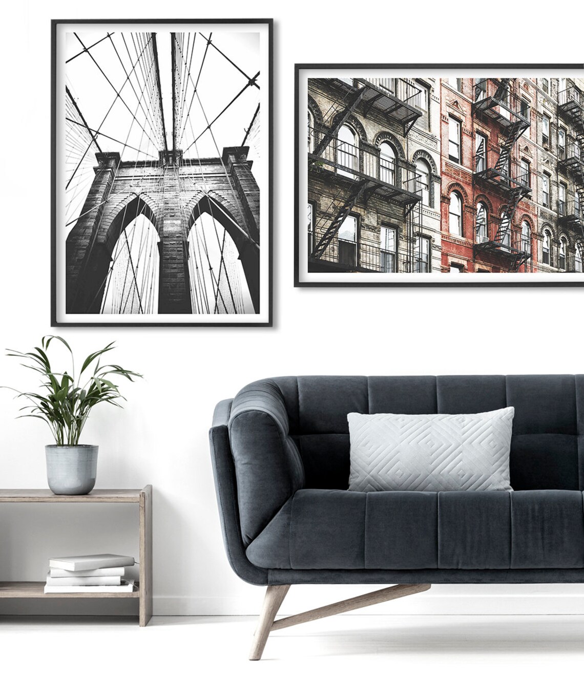 New York City Urban Architecture Travel Poster - Image 3