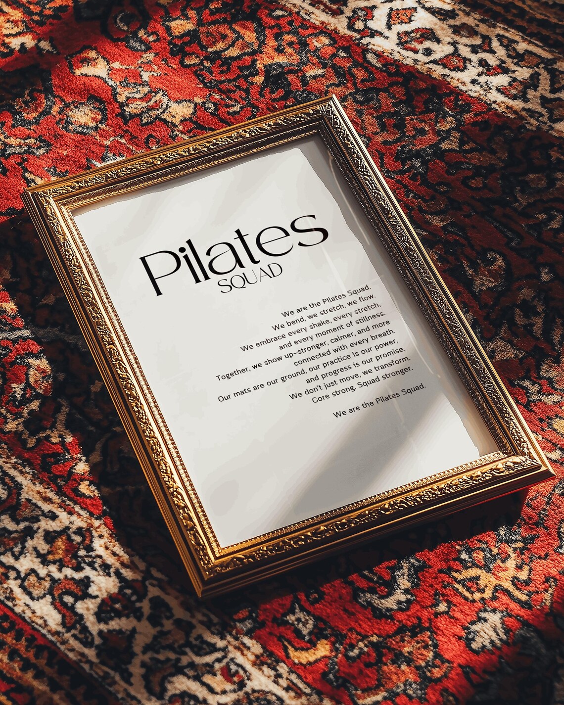 Pilates Squad Pledge - Pilates Studio Decor Poster - Image 2