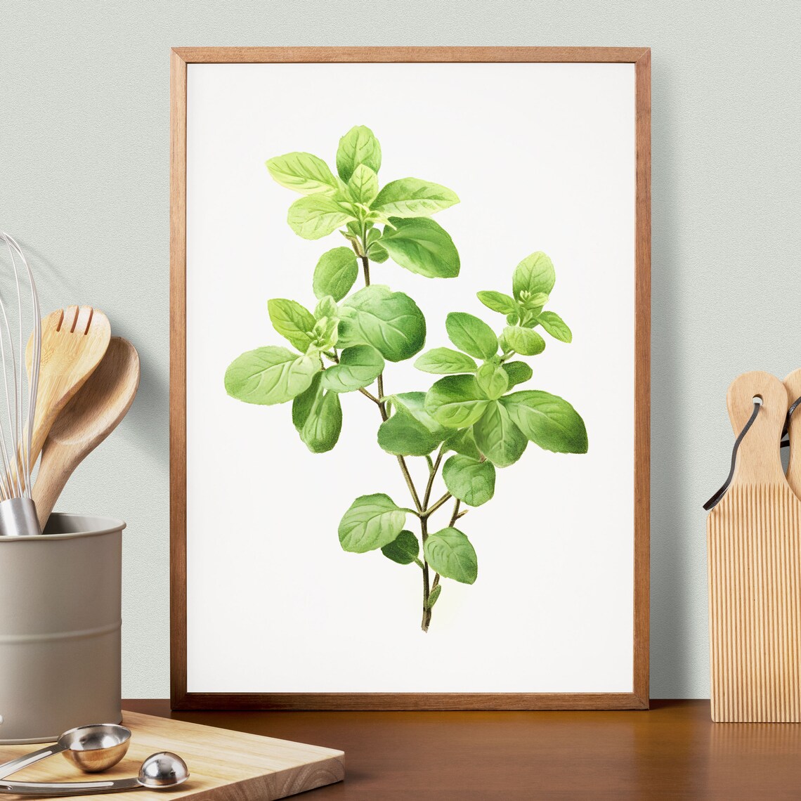 Vintage Oregano Herb Botanical Art Print - Image 3