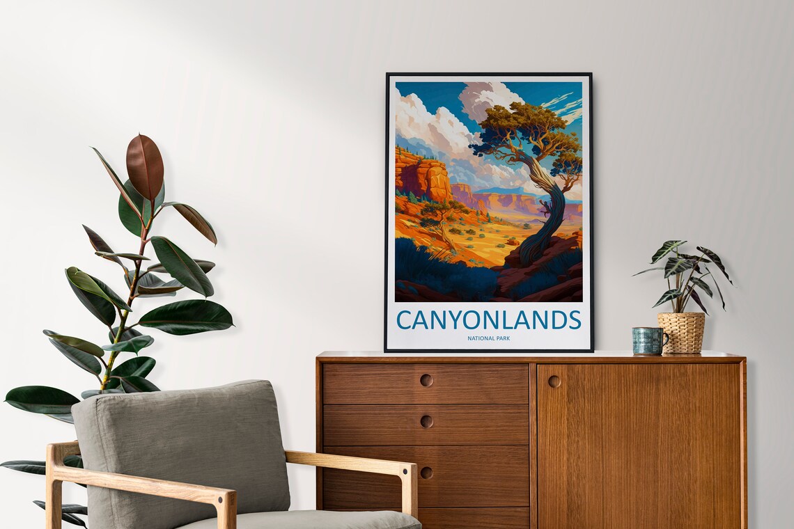 Canyonlands National Park Travel Poster, Wall Art Print - Image 2