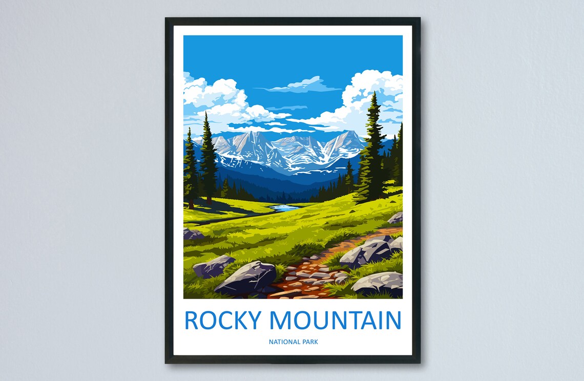 Rocky Mountain National Park Home Decor Poster