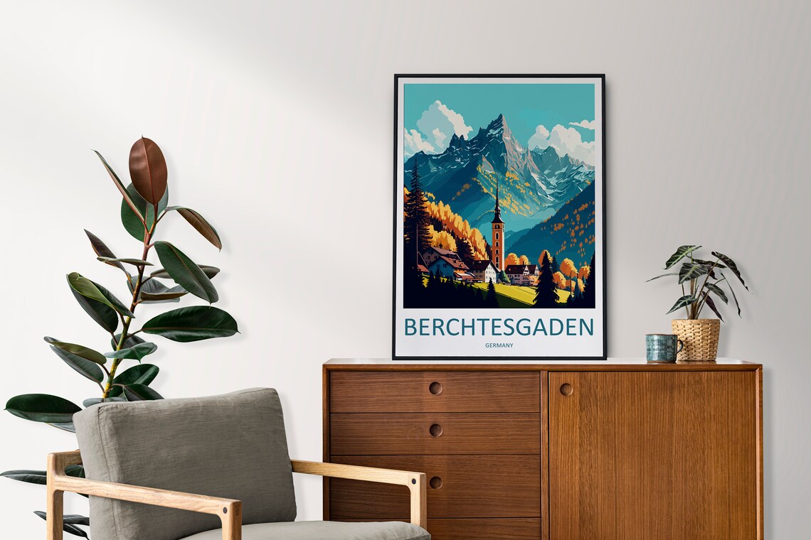 Berchtesgaden Travel Poster, Germany Wall Decor - Image 2