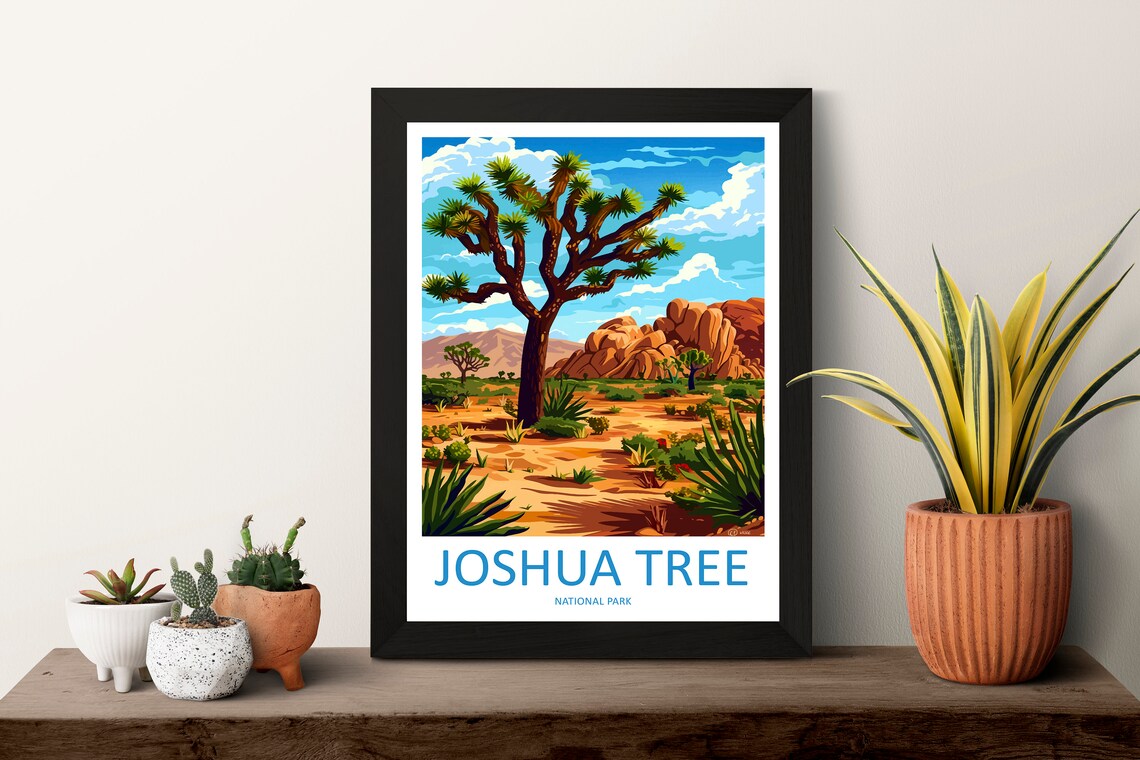 Joshua Tree National Park Home Dcor Wall Art Print - Image 3