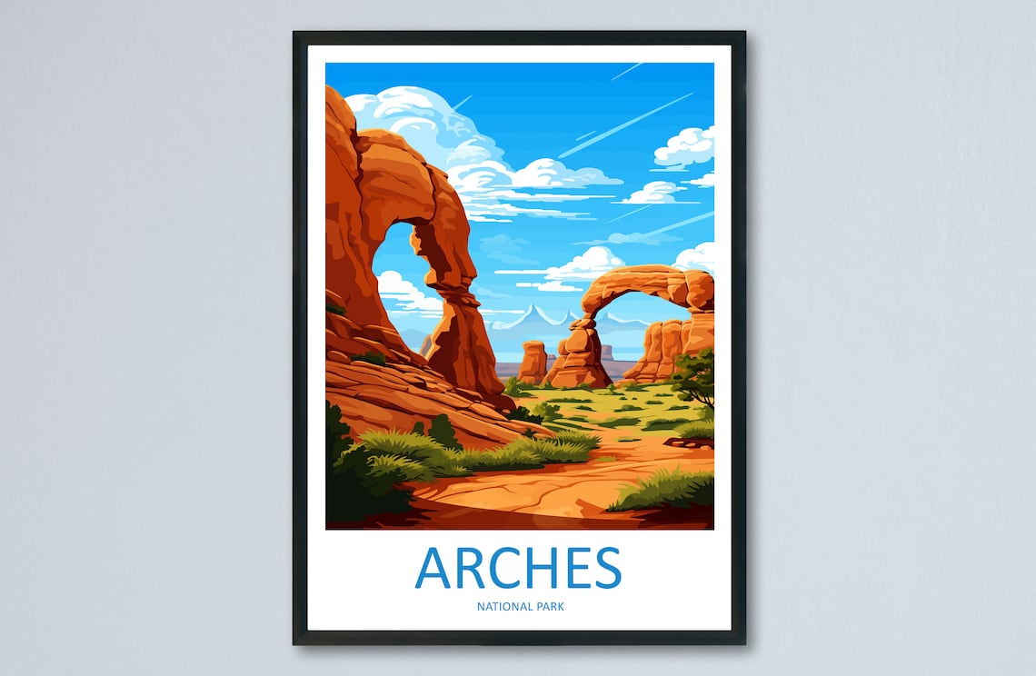 Arches National Park Wall Hanging Poster