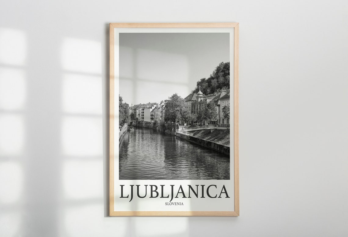 Ljubljana Photo Print Of Ljubljana Slovenia Travel Photo Hanging Decor Photo Travel Art Gift For Travel Artwork Wall Art Framed Photo Travel