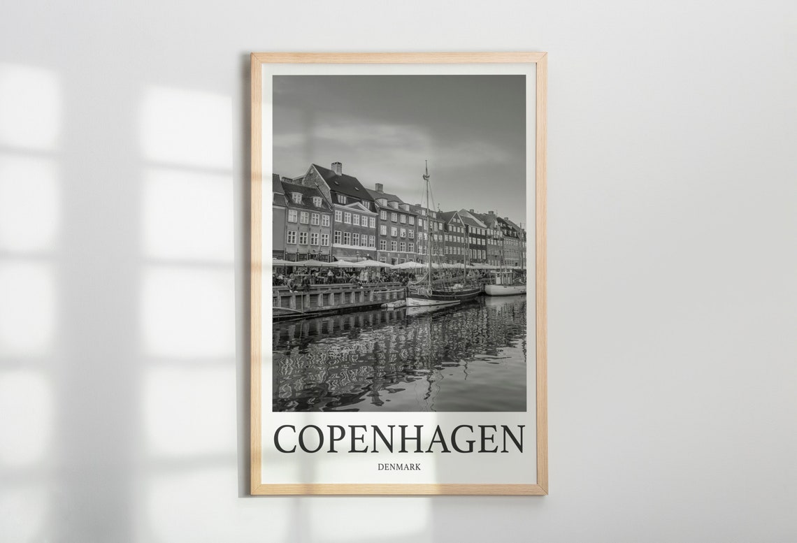 Copenhagen Photo Print Of Copenhagen Travel Photo Denmark Art Decor Photo Travel Art Gift For Travel Artwork Wall Art Framed Photo Print