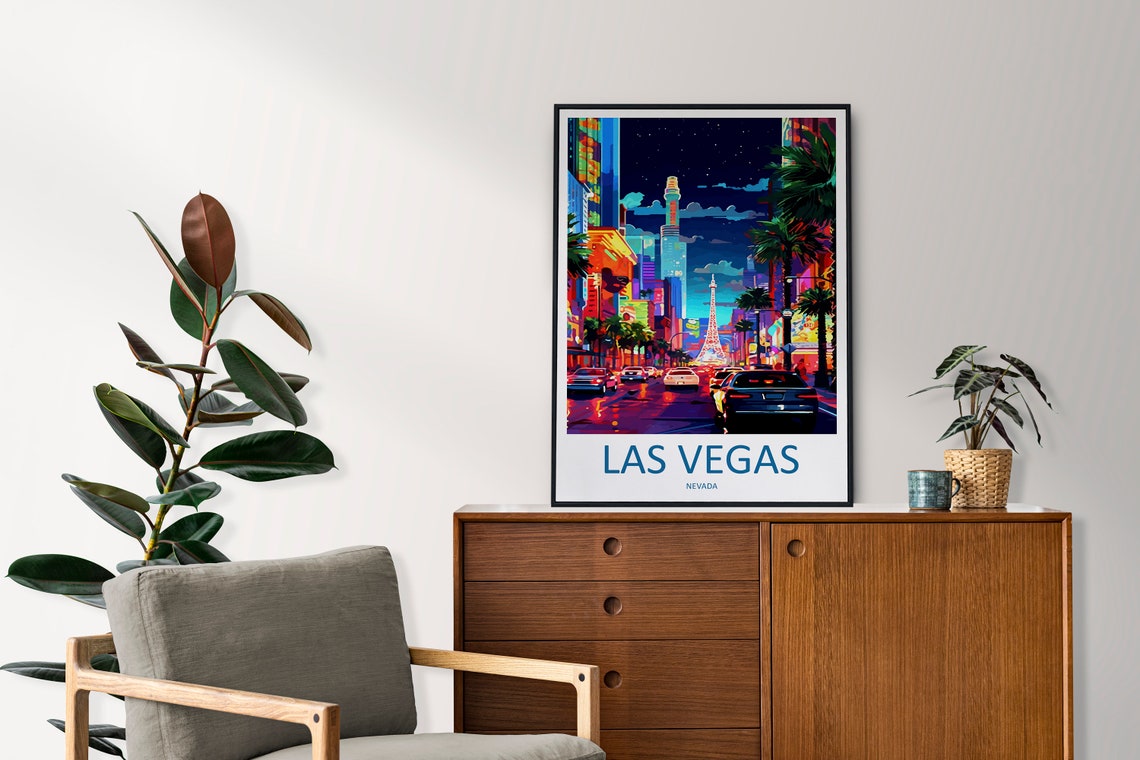 Las Vegas Wall Hanging Travel Poster - Image 2