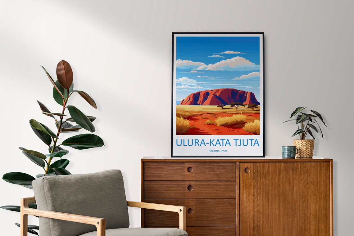 Uluru Kata Tjuta National Park Travel Poster - Image 2