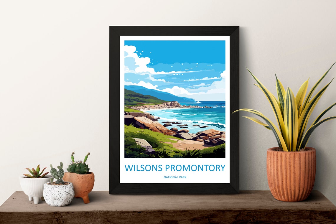 Wilsons Promontory National Park Rocky Coast Poster Australia - Image 3