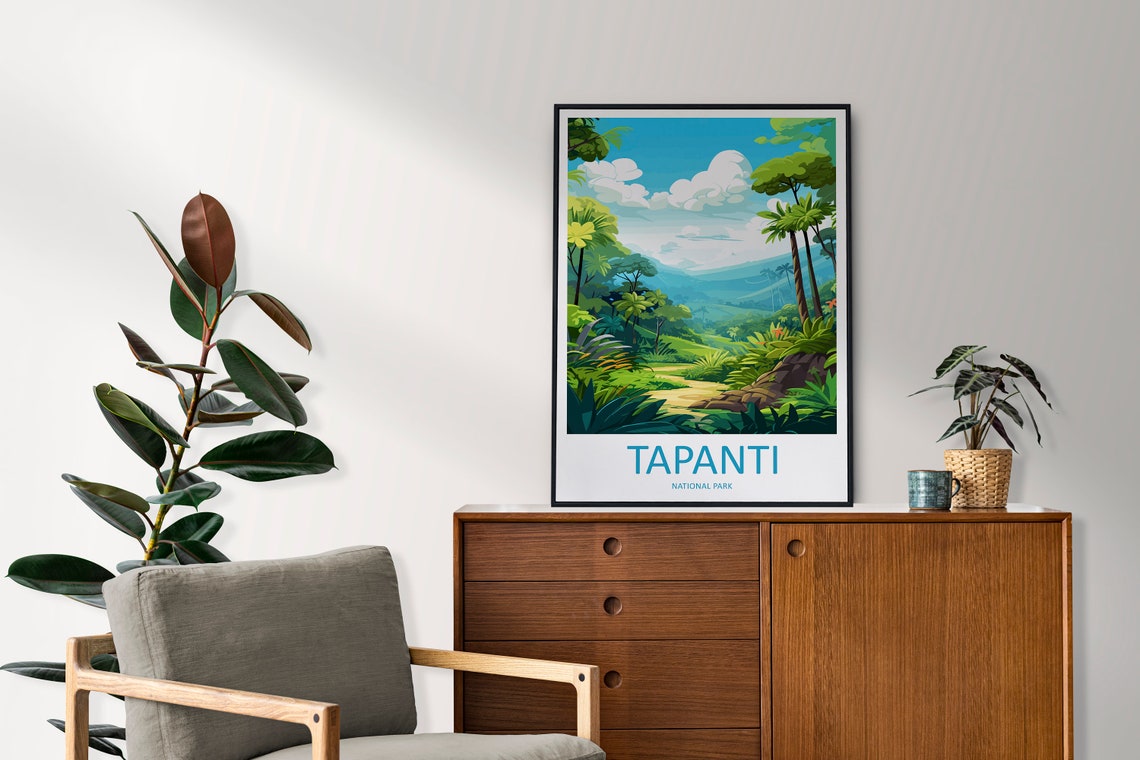 Tapanti National Park Travel Print Wall Art Tapanti National Park Wall Hanging Home Dcor Tapanti National Park Gift Art Lovers Costa Rica - Image 2