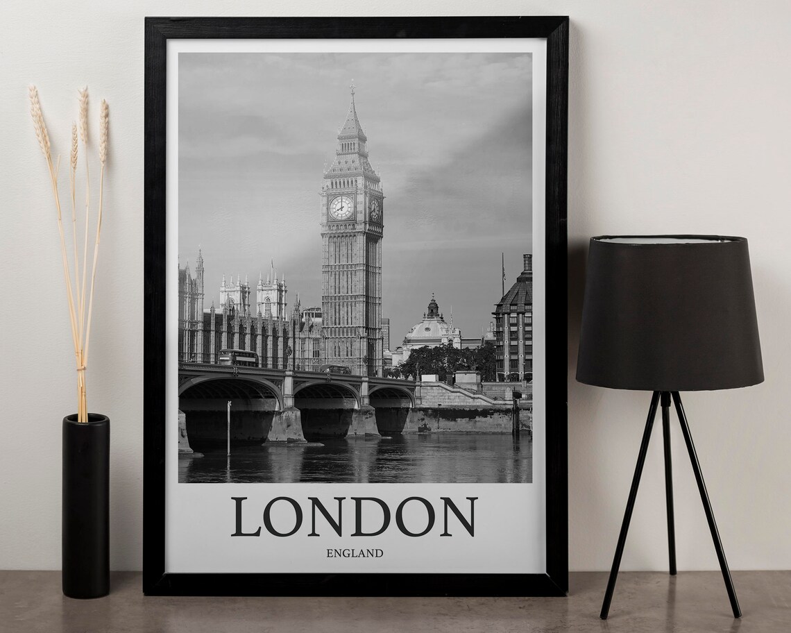 London England Travel Poster, Travel Photo Print - Image 3