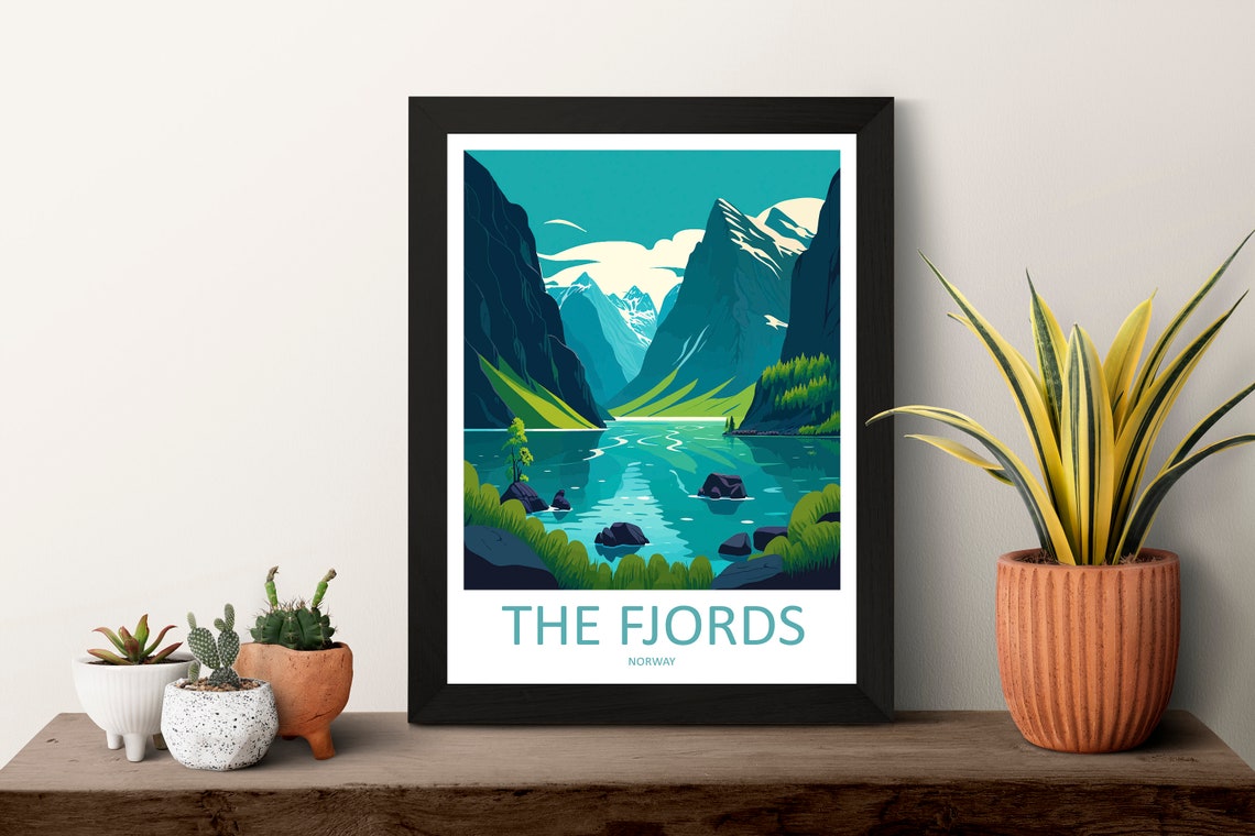 The Fjords Home Decor Wall Art Print - Image 3