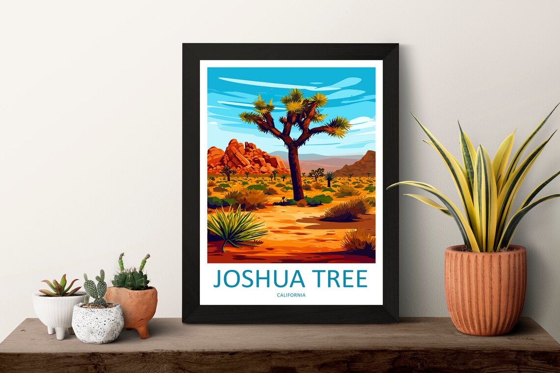 Joshua Tree National Park Travel Print Wall Art - Image 3