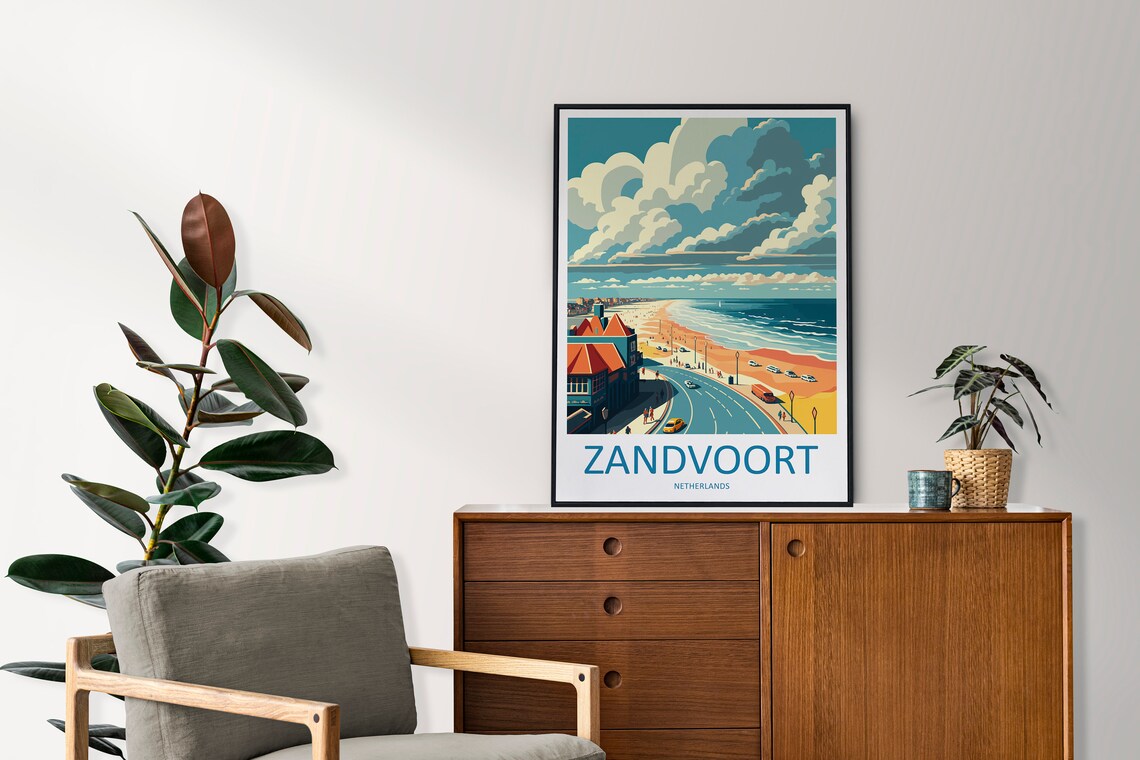 Zandvoort Travel Poster, Home Decoration - Image 2