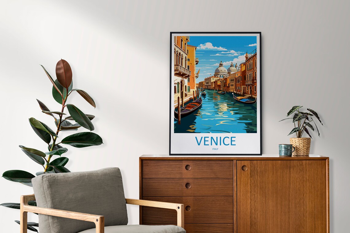 Venice Travel Print, St Marks Square Wall Art - Image 2