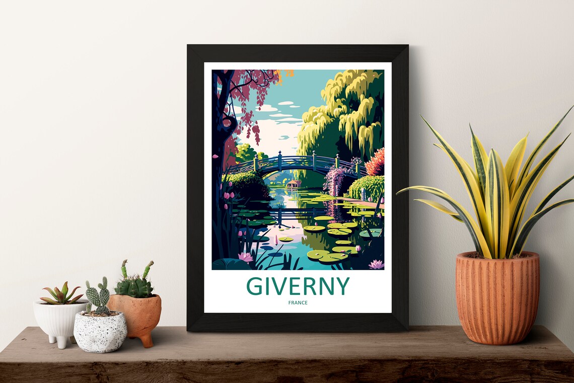 Giverny Travel Poster, France Place Print - Image 3
