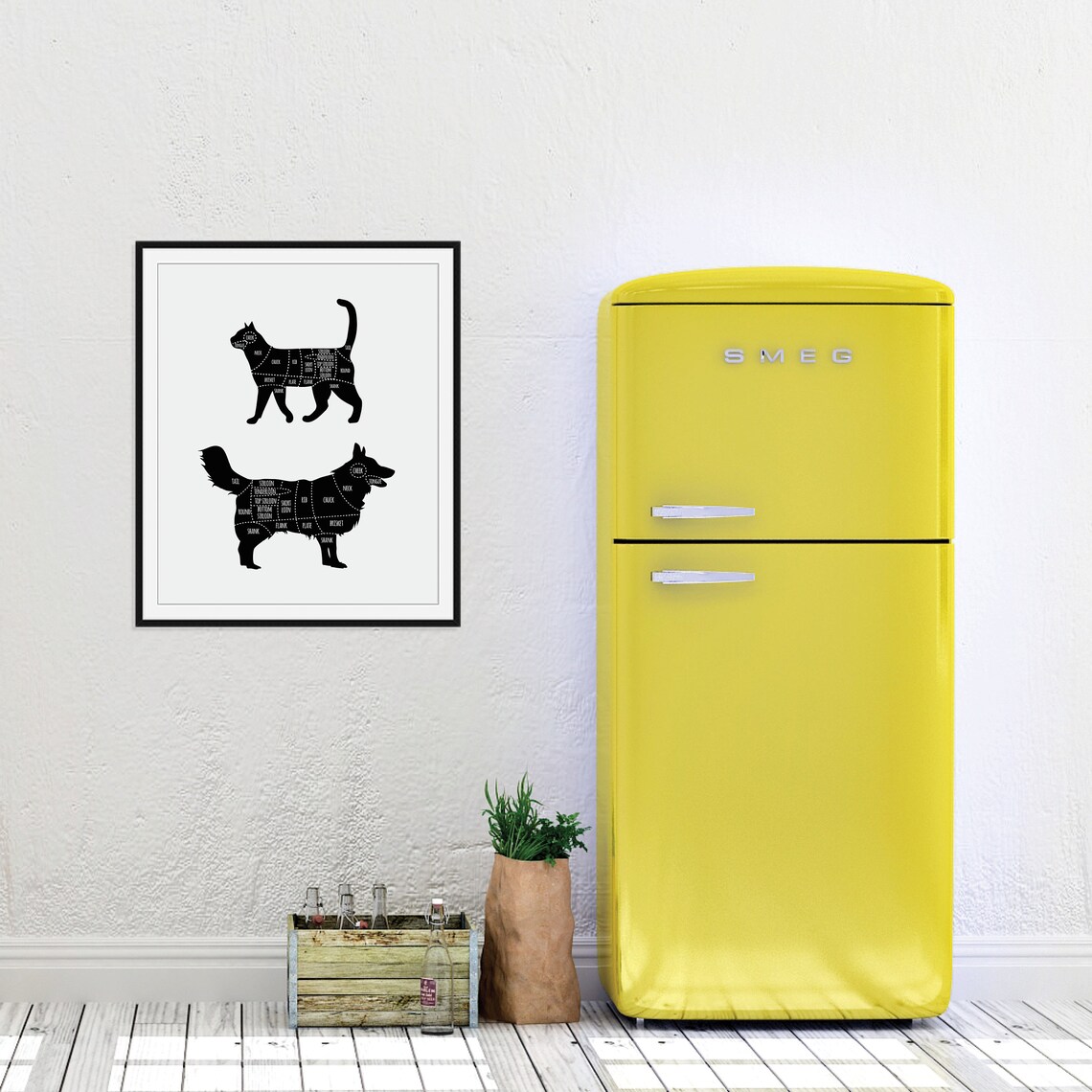Vegan Butcher Poster Vegan Art Vegan Print Vegan Wall Art Vegan Wall Decor Vegan Butcher Print Vegan Poster Vegan Home Decor - Image 3