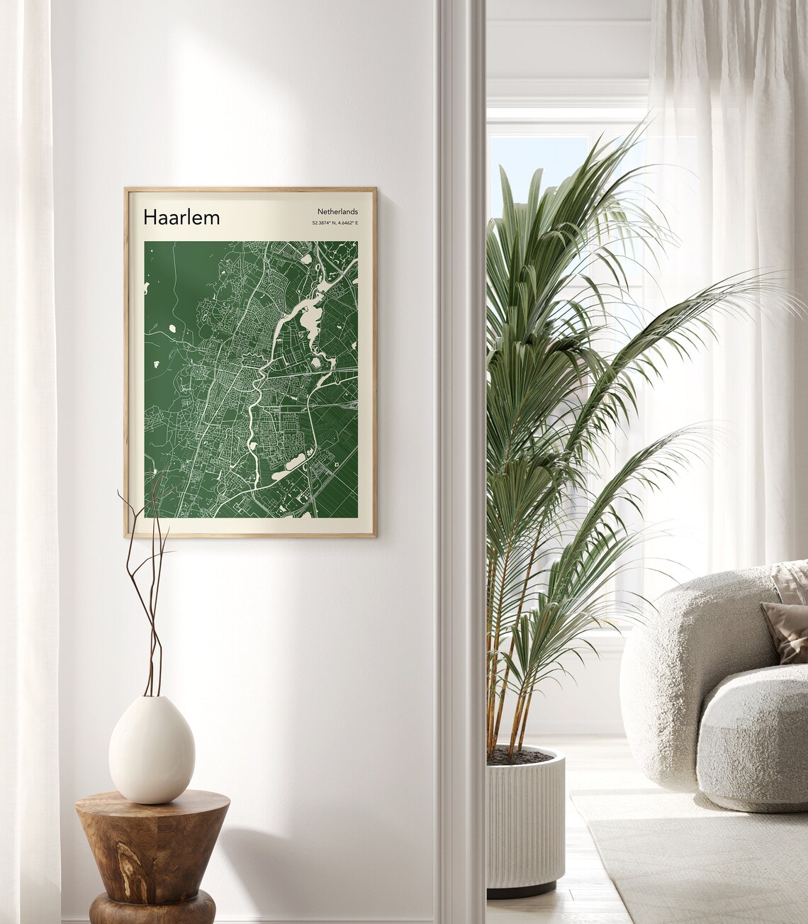 Haarlem Map Poster, Modern City Map Print - Image 2
