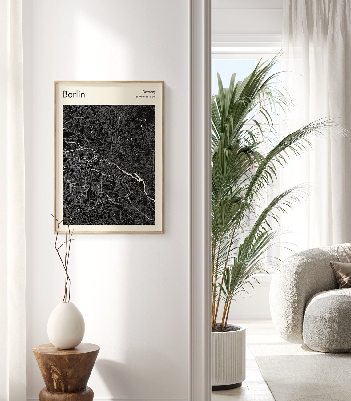 Berlin City Map Art Print, Personalised Map - Image 2