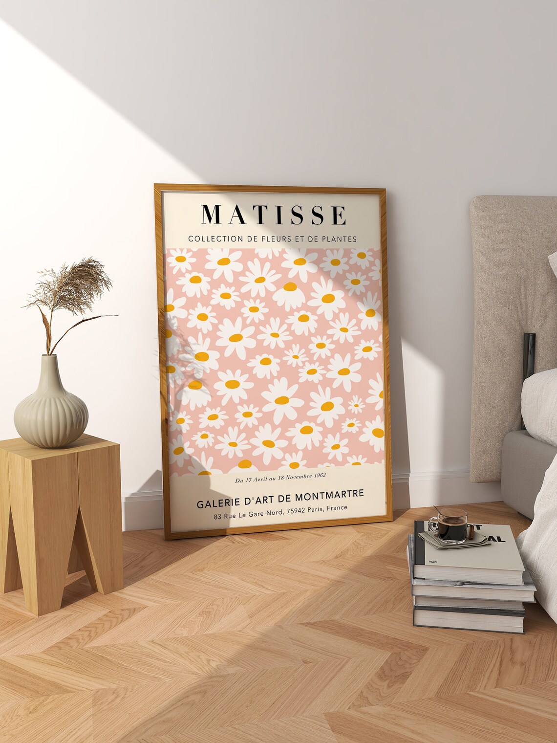 Matisse Pastel Daisies Flower Market Art Print - Image 2
