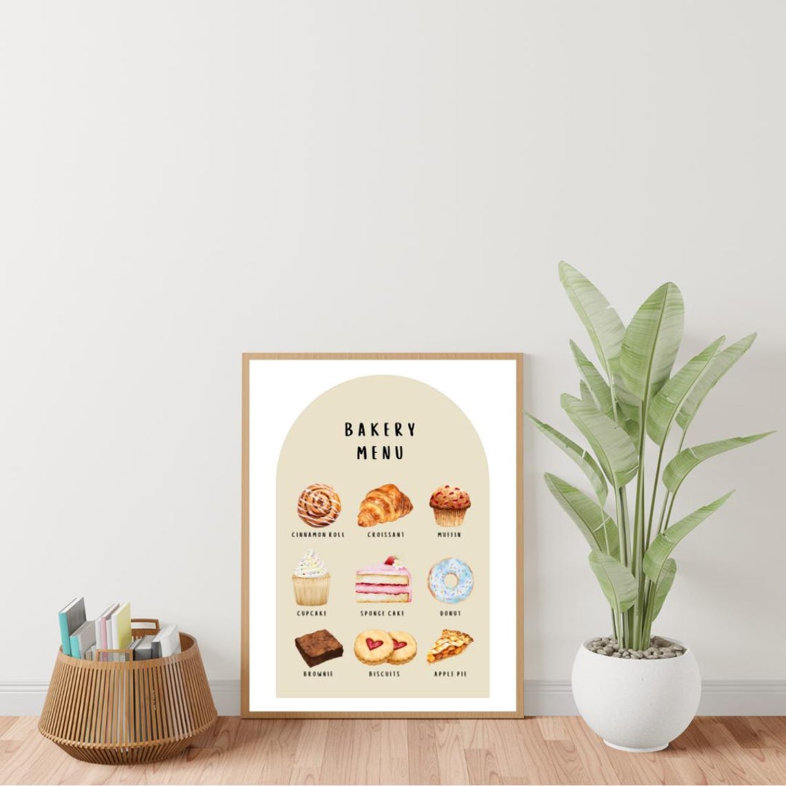 Kids Bakery Menu Pretend Play Poster for Play Kitchen and Shop Decor - Image 3