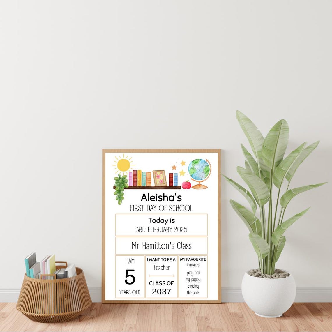 Editable First Day Of School Sign Back To School Sign Last Day Of School Sign First Day Of Kindergarten Sign First Day Of Preschool Sign - Image 3
